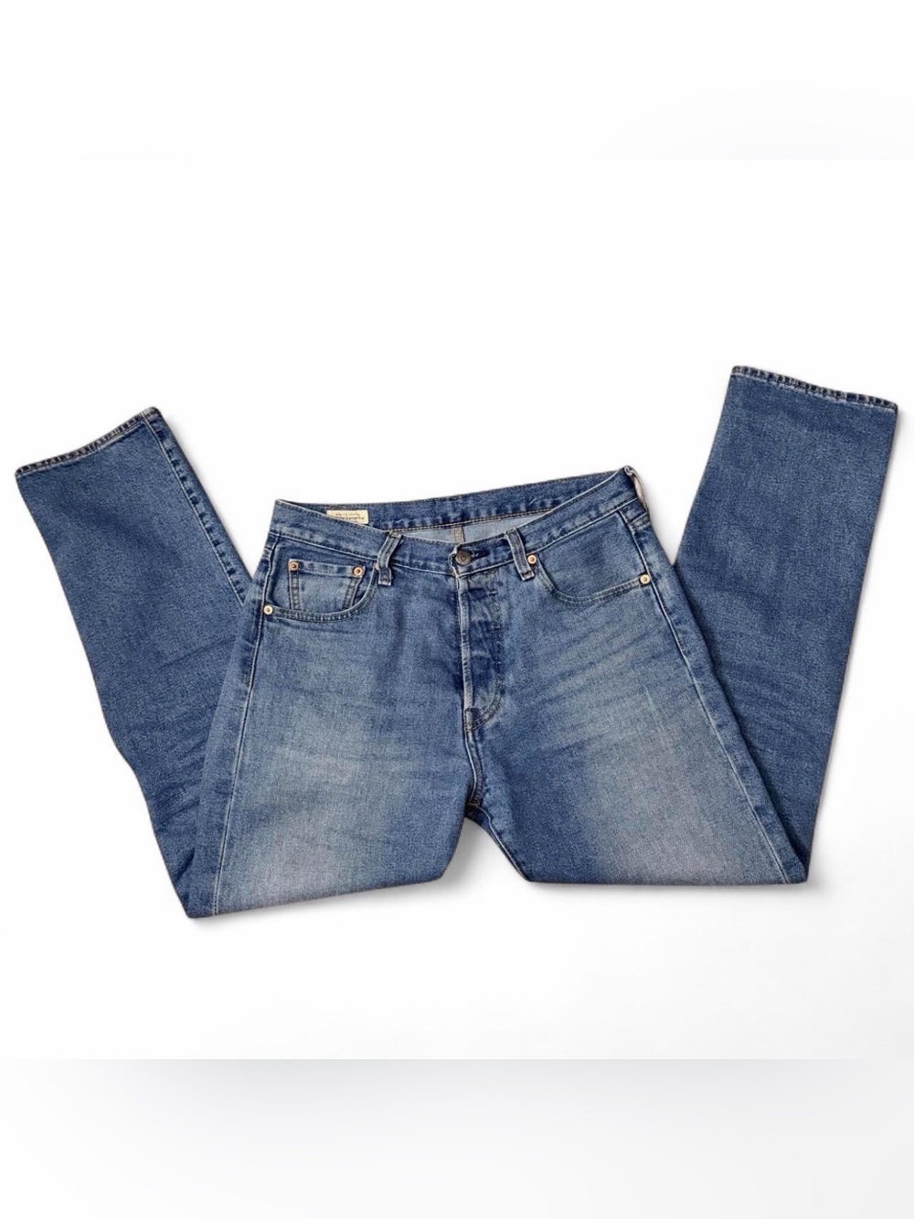 Levi's Straight Fit Men’s Denim Jeans in Medium Blue